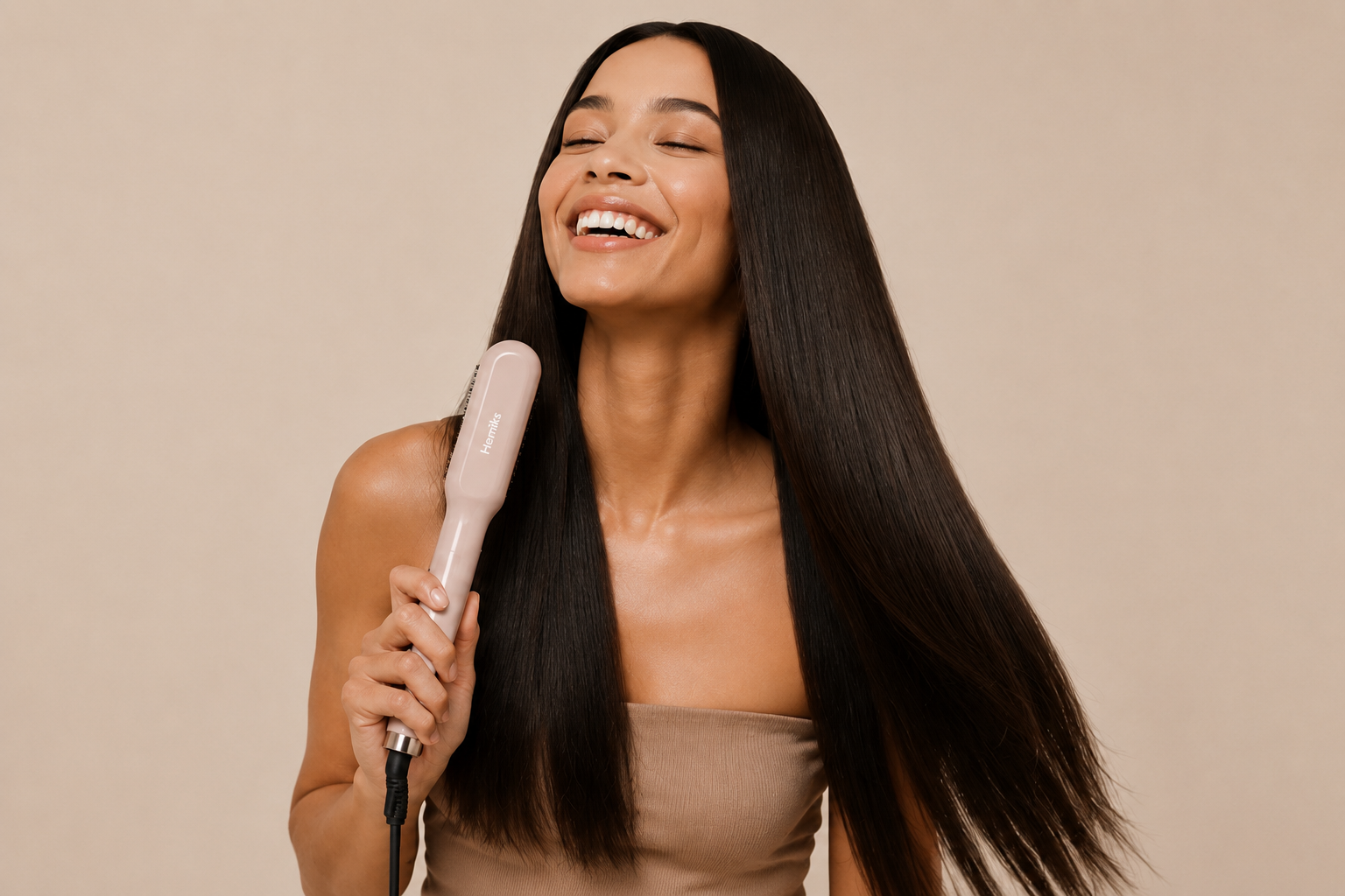 Hemiks hair styling image