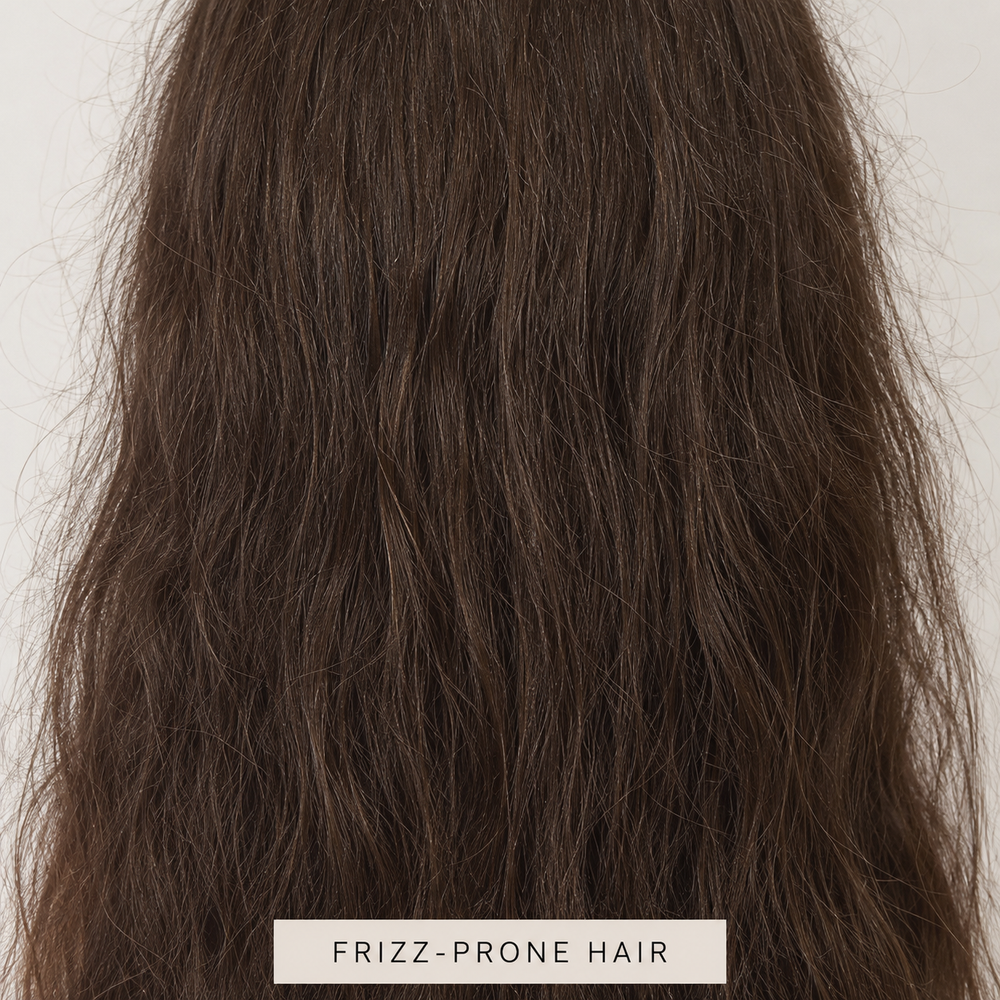 Frizz-prone hair