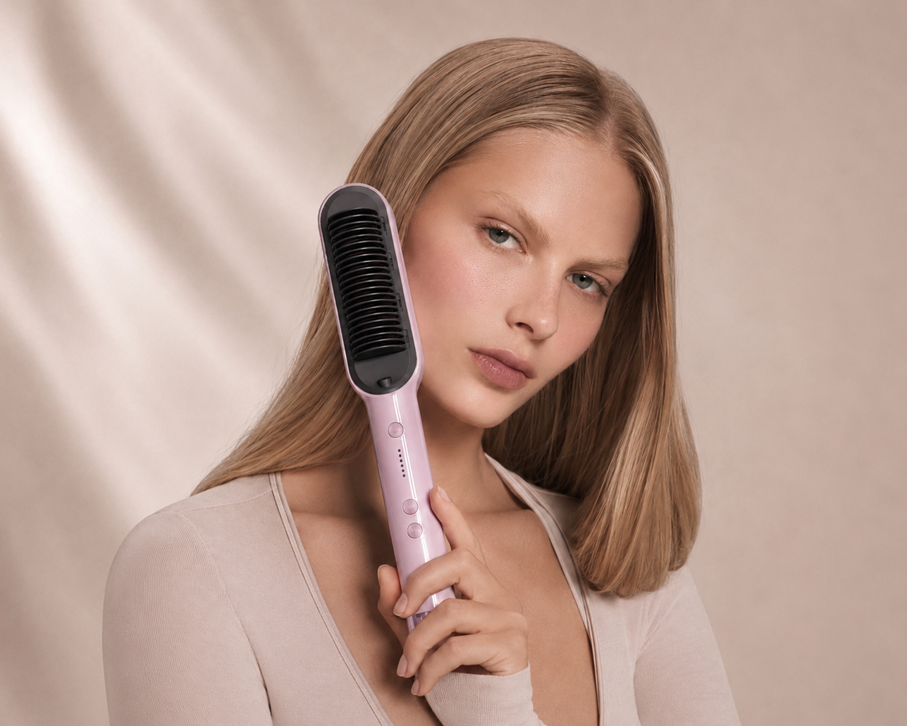 Hemiks Ionic Brush smoothing hair